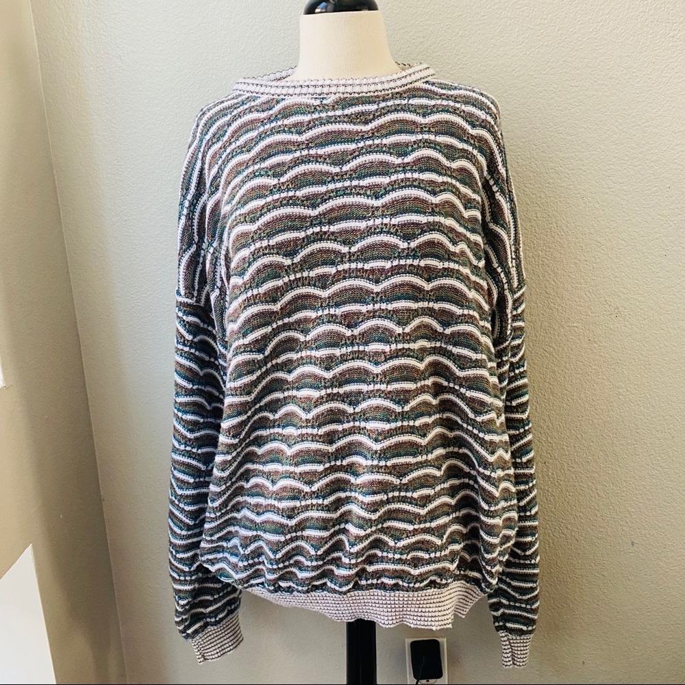 Vintage MEGALOS knitted oversized urban sweater